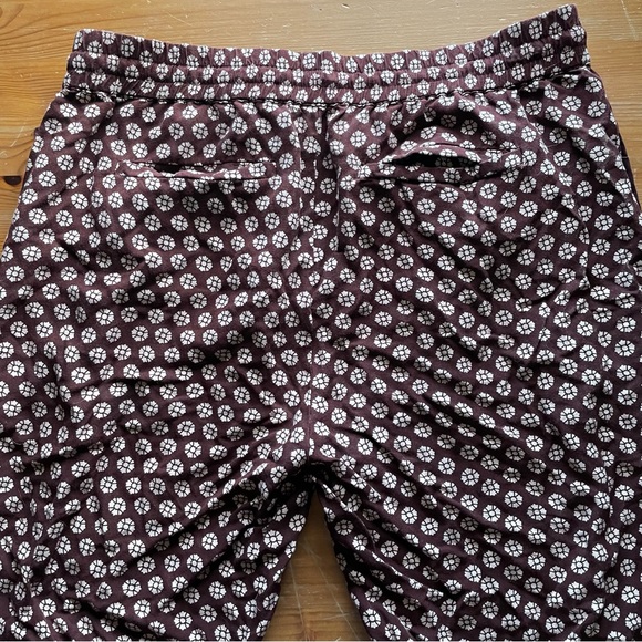 Madewell Track Trousers Coin Tile Flower Print - Picture 6 of 9